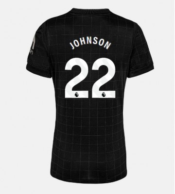 Tottenham Hotspur Brennan Johnson #22 Udebanetrøje Dame 2025-26 Kortærmet